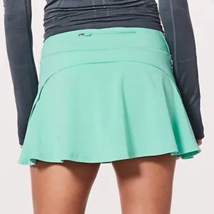 💚LULULEMON PLAY OFF THE PLEATS SKIRT-WASHED MARSH-10💚